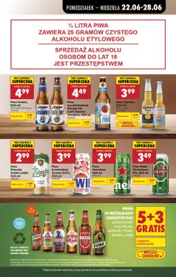Biedronka - gazetka promocyjna Od poniedziałku, Z ladą tradycyjną od poniedziałku 22.06 do niedzieli 28.06 - strona 85