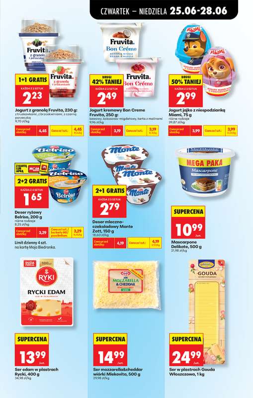 Biedronka - gazetka promocyjna Od czwartku od czwartku 25.06 do środy 01.07 - strona 43
