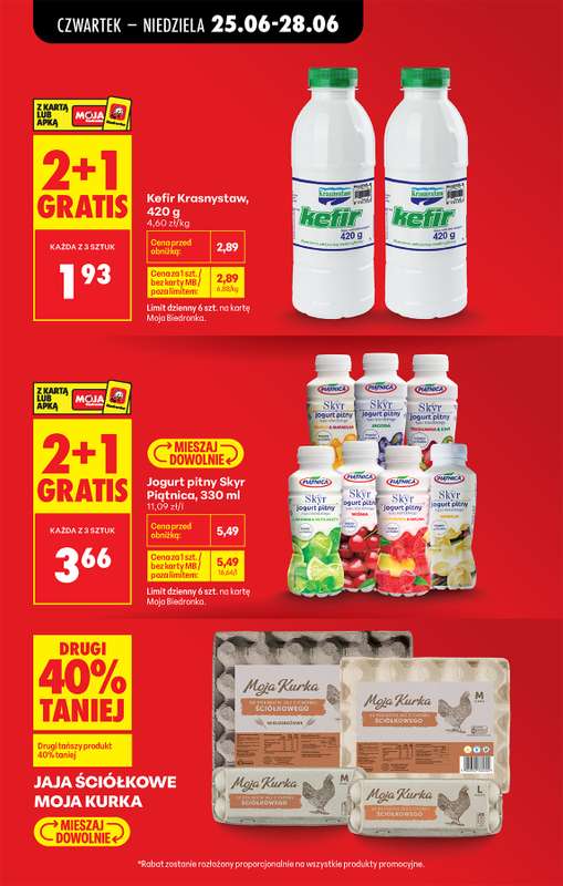 Biedronka - gazetka promocyjna Od czwartku od czwartku 25.06 do środy 01.07 - strona 7