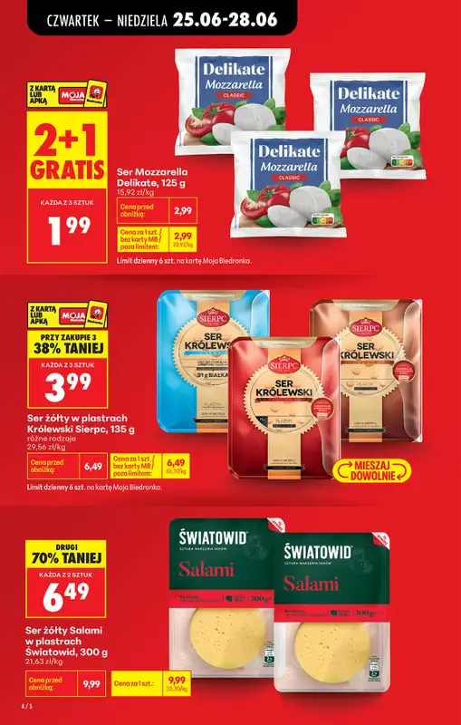 Biedronka - gazetka promocyjna Od czwartku od czwartku 25.06 do środy 01.07 - strona 6