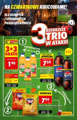 Biedronka - gazetka promocyjna Czwartkowe kibicowanie od czwartku 25.06 do czwartku 25.06