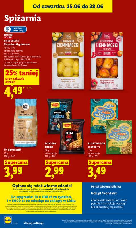 Lidl - gazetka promocyjna Oferta od czwartku od czwartku 25.06 do niedzieli 28.06 - strona 84