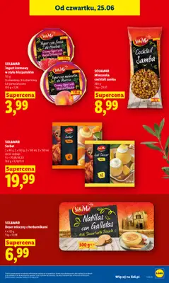 Lidl - gazetka promocyjna Oferta od czwartku od czwartku 25.06 do niedzieli 28.06 - strona 63