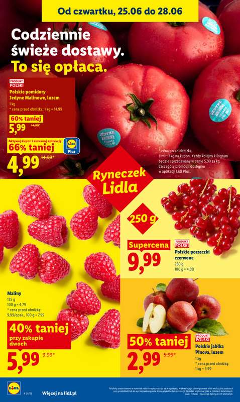 Lidl - gazetka promocyjna Oferta od czwartku od czwartku 25.06 do niedzieli 28.06 - strona 38