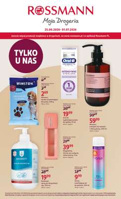 Rossmann - gazetka promocyjna Gazetka od czwartku 25.06 do środy 01.07