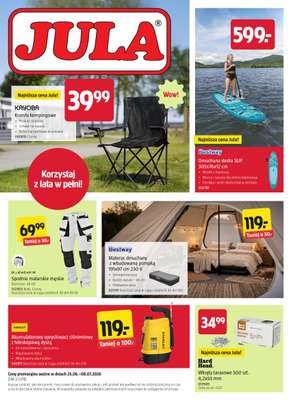 Jula - gazetka promocyjna Gazetka od czwartku 25.06 do środy 08.07