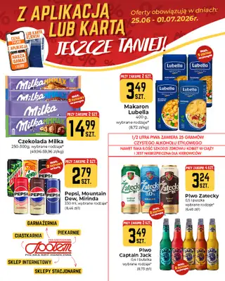 Społem Częstochowa - gazetka promocyjna Plakaty promocyjne od czwartku 25.06 do środy 01.07