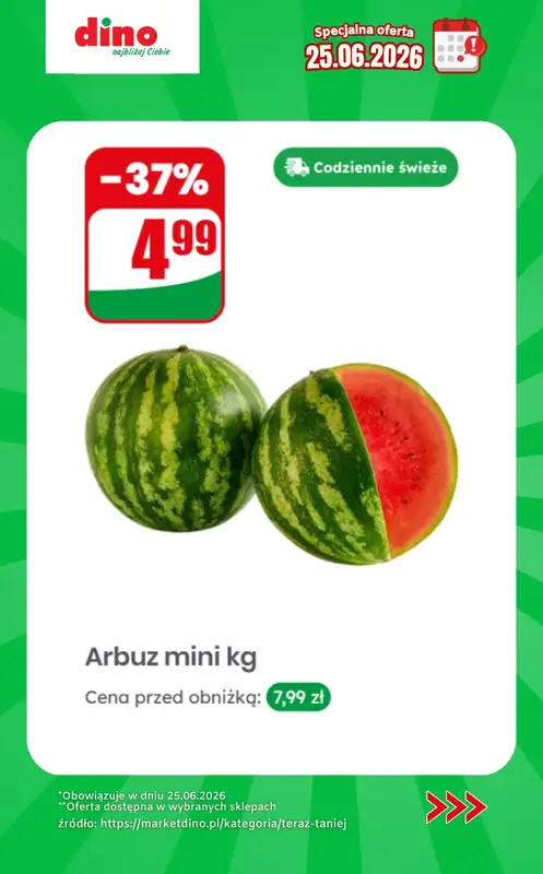 Dino - gazetka promocyjna Specjalna oferta na 25.06.2026 - promocje spoza gazetki od czwartku 25.06 do czwartku 25.06 - strona 5