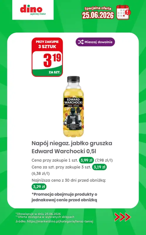 Dino - gazetka promocyjna Specjalna oferta na 25.06.2026 - promocje spoza gazetki od czwartku 25.06 do czwartku 25.06 - strona 4