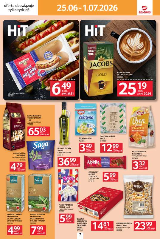 Selgros - gazetka promocyjna Jeszcze więcej super promocji! od czwartku 25.06 do środy 01.07 - strona 7