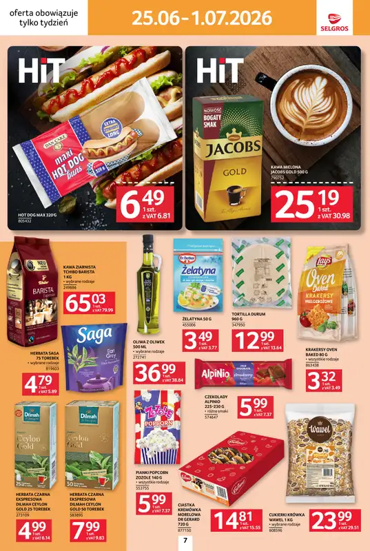 Selgros - gazetka promocyjna Jeszcze więcej super promocji! od czwartku 25.06 do środy 01.07 - strona 7