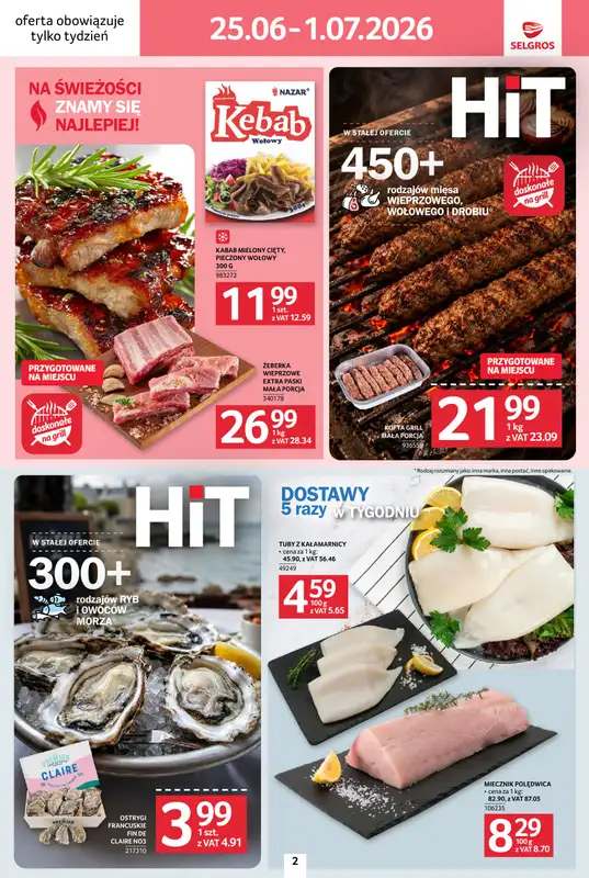 Selgros - gazetka promocyjna Jeszcze więcej super promocji! od czwartku 25.06 do środy 01.07 - strona 2
