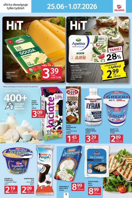 Selgros - gazetka promocyjna Jeszcze więcej super promocji! od czwartku 25.06 do środy 01.07 - strona 5