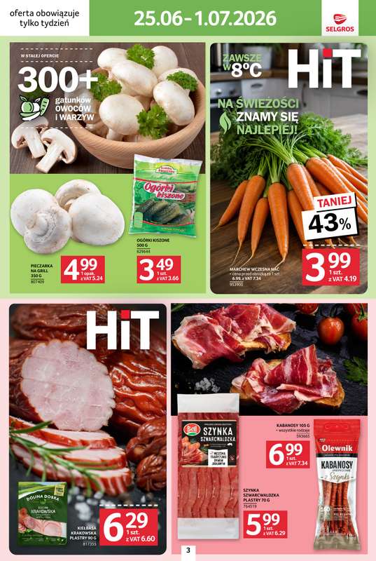 Selgros - gazetka promocyjna Jeszcze więcej super promocji! od czwartku 25.06 do środy 01.07 - strona 3