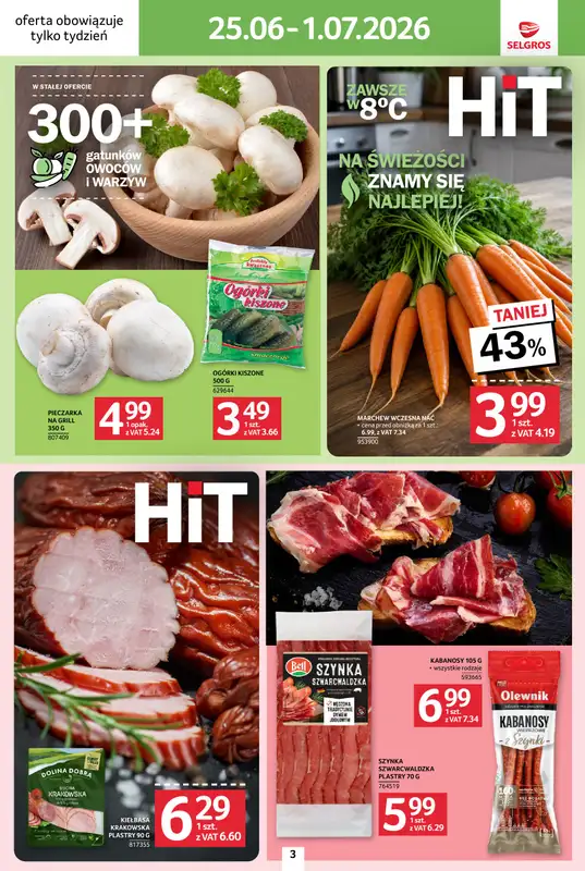 Selgros - gazetka promocyjna Jeszcze więcej super promocji! od czwartku 25.06 do środy 01.07 - strona 3