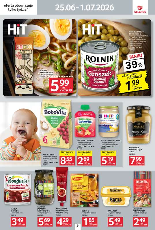 Selgros - gazetka promocyjna Jeszcze więcej super promocji! od czwartku 25.06 do środy 01.07 - strona 6
