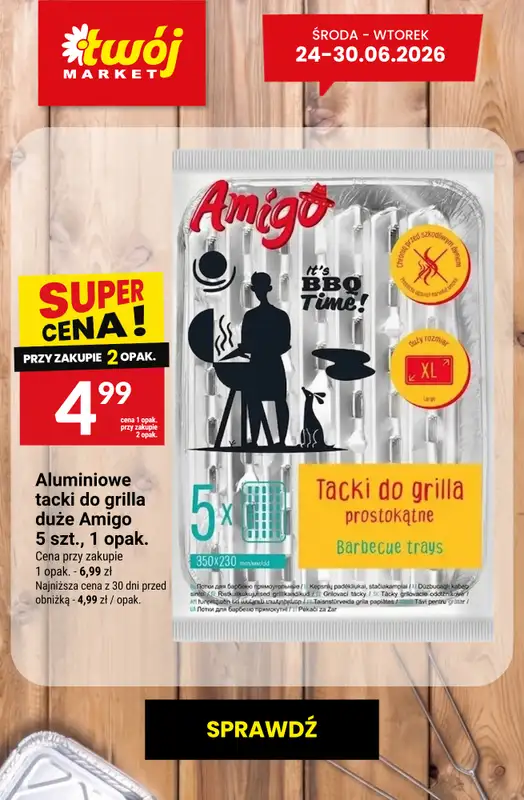 Twój Market - gazetka promocyjna Najlepsze promocje! od czwartku 25.06 do wtorku 30.06 - strona 10
