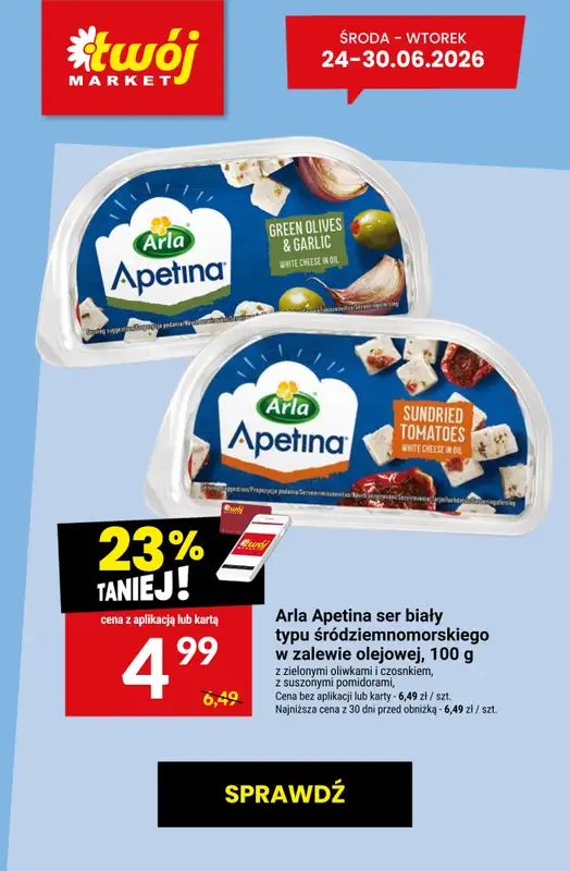 Twój Market - gazetka promocyjna Najlepsze promocje! od czwartku 25.06 do wtorku 30.06 - strona 3