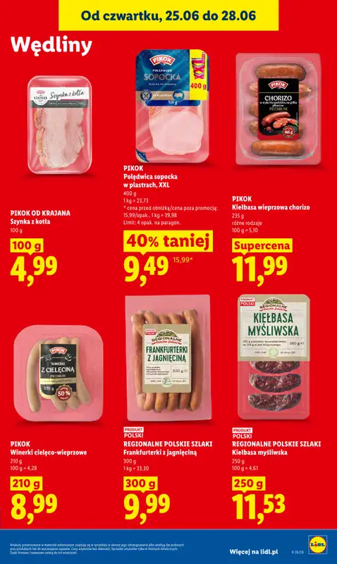 Lidl - gazetka promocyjna Oferta od czwartku od czwartku 25.06 do niedzieli 28.06 - strona 55