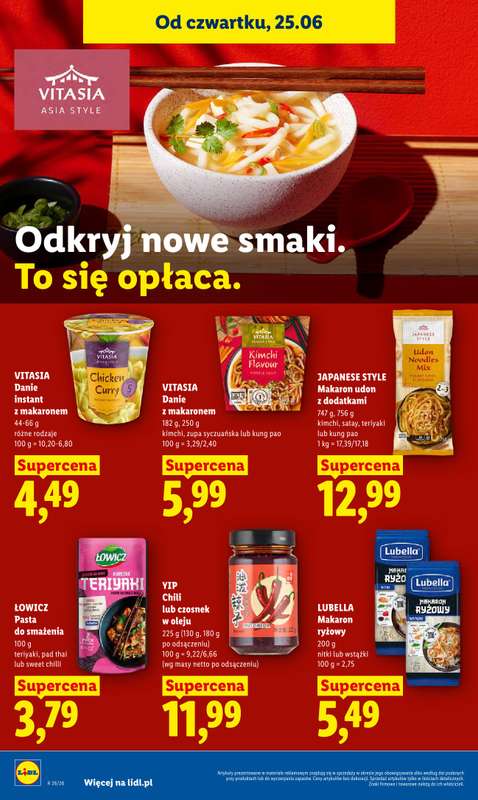 Lidl - gazetka promocyjna Oferta od czwartku od czwartku 25.06 do niedzieli 28.06 - strona 68