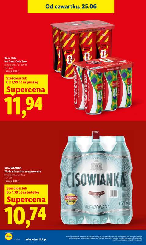Lidl - gazetka promocyjna Oferta od czwartku od czwartku 25.06 do niedzieli 28.06 - strona 18