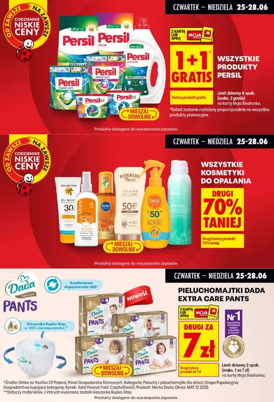 Biedronka - gazetka promocyjna Biedronkowe oszczędności od czwartku od czwartku 25.06 do soboty 27.06 - strona 8