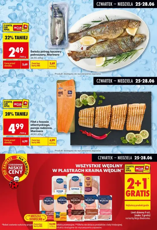 Biedronka - gazetka promocyjna Biedronkowe oszczędności od czwartku od czwartku 25.06 do soboty 27.06 - strona 5