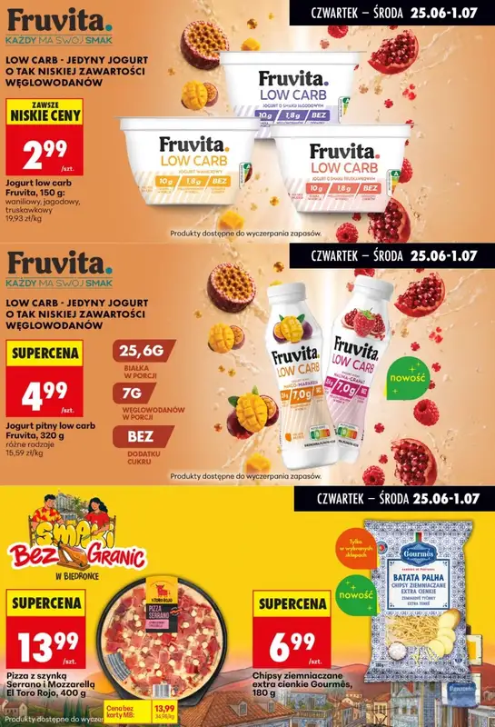 Biedronka - gazetka promocyjna Biedronkowe oszczędności od czwartku od czwartku 25.06 do soboty 27.06 - strona 7