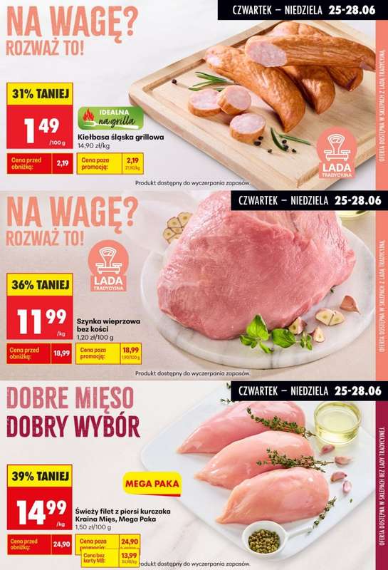 Biedronka - gazetka promocyjna Biedronkowe oszczędności od czwartku od czwartku 25.06 do soboty 27.06 - strona 4