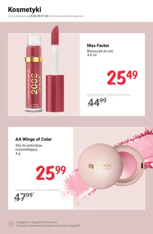 Rossmann - gazetka promocyjna MEGA PROMOCJE od czwartku 25.06 do środy 01.07 - strona 3