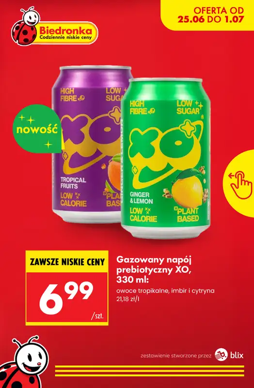 Biedronka - gazetka promocyjna Nowości w Biedronce! od czwartku 25.06 do niedzieli 28.06 - strona 6