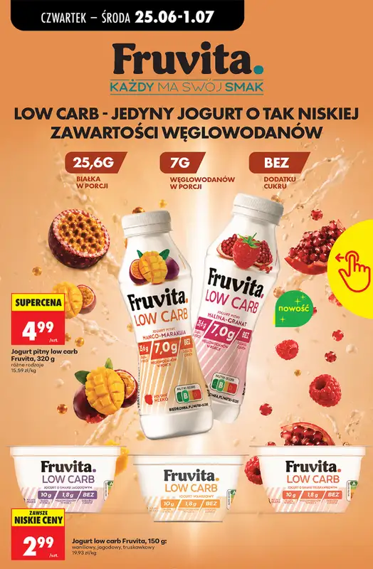 Biedronka - gazetka promocyjna Nowości w Biedronce! od czwartku 25.06 do niedzieli 28.06 - strona 5