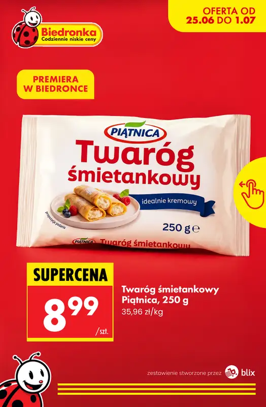 Biedronka - gazetka promocyjna Nowości w Biedronce! od czwartku 25.06 do niedzieli 28.06 - strona 8