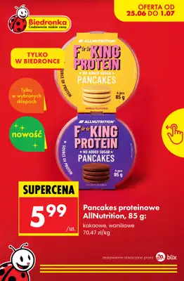 Biedronka - gazetka promocyjna Nowości w Biedronce! od czwartku 25.06 do niedzieli 28.06 - strona 7