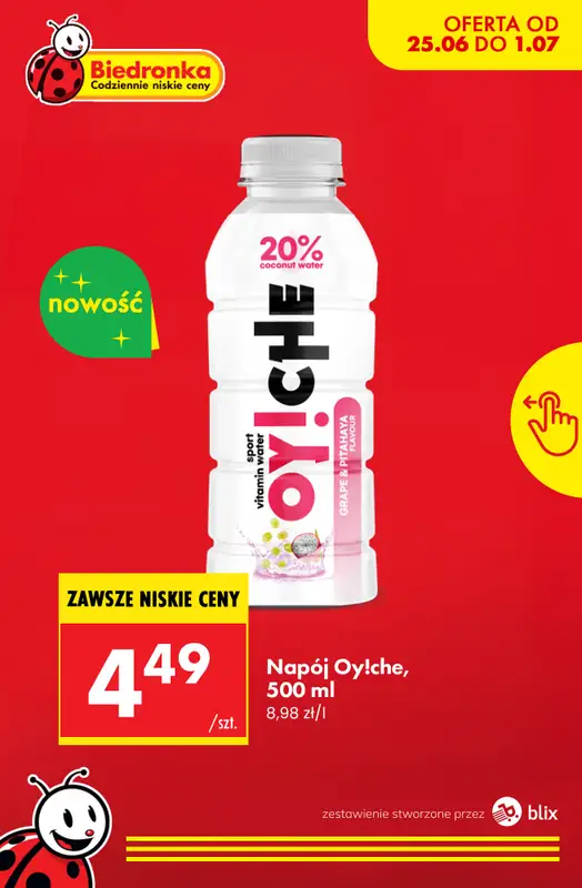 Biedronka - gazetka promocyjna Nowości w Biedronce! od czwartku 25.06 do niedzieli 28.06 - strona 10