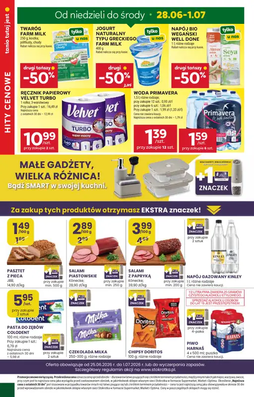Stokrotka - gazetka promocyjna Gazetka Market od czwartku 25.06 do środy 01.07 - strona 6