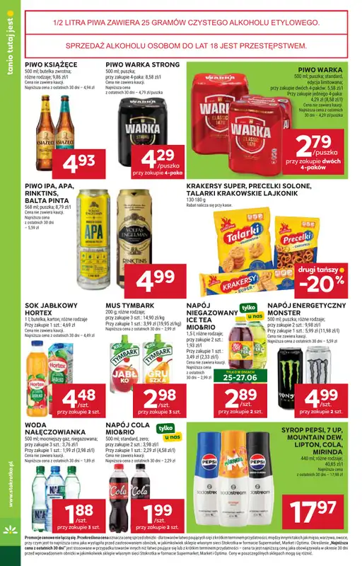 Stokrotka - gazetka promocyjna Gazetka Market od czwartku 25.06 do środy 01.07 - strona 24