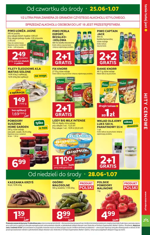 Stokrotka - gazetka promocyjna Gazetka Market od czwartku 25.06 do środy 01.07 - strona 5
