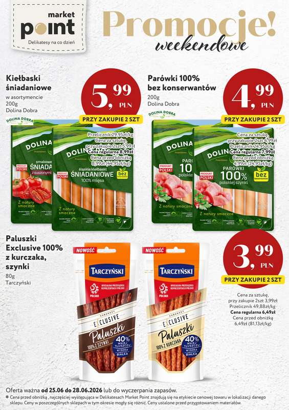 Market Point - gazetka promocyjna Promocje weekendowe od czwartku 25.06 do niedzieli 28.06 - strona 7