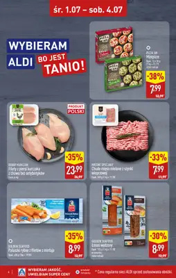 Aldi - gazetka promocyjna Warszawa, ul. Gen. K. S. Rudnickiego 5, WIELKIE OTWARCIE już w ŚRODĘ! od środy 01.07 do soboty 04.07 - strona 4