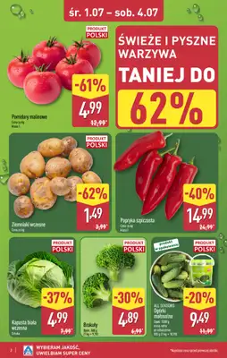 Aldi - gazetka promocyjna Warszawa, ul. Gen. K. S. Rudnickiego 5, WIELKIE OTWARCIE już w ŚRODĘ! od środy 01.07 do soboty 04.07 - strona 2