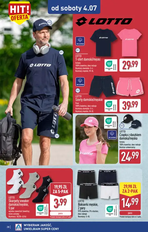 Aldi - gazetka promocyjna Warszawa, ul. Gen. K. S. Rudnickiego 5, WIELKIE OTWARCIE już w ŚRODĘ! od środy 01.07 do soboty 04.07 - strona 28