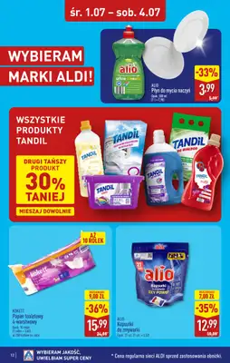 Aldi - gazetka promocyjna Warszawa, ul. Gen. K. S. Rudnickiego 5, WIELKIE OTWARCIE już w ŚRODĘ! od środy 01.07 do soboty 04.07 - strona 12