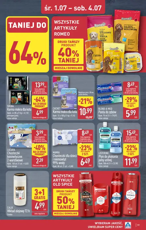 Aldi - gazetka promocyjna Warszawa, ul. Gen. K. S. Rudnickiego 5, WIELKIE OTWARCIE już w ŚRODĘ! od środy 01.07 do soboty 04.07 - strona 19