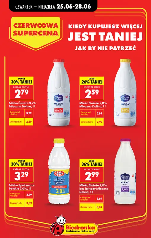 Biedronka - gazetka promocyjna Od czwartku   - strona 2