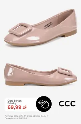 CCC - gazetka promocyjna Do -50% na damskie baleriny od soboty 27.06  - strona 2