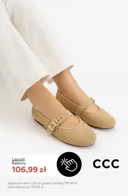 CCC - gazetka promocyjna Do -50% na damskie baleriny od soboty 27.06  - strona 7
