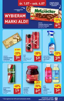 Aldi - gazetka promocyjna Ostrołęka, ppłk. Cieplińskiego "Pługa" 2, WIELKIE OTWARCIE już w ŚRODĘ od środy 01.07 do soboty 04.07 - strona 7