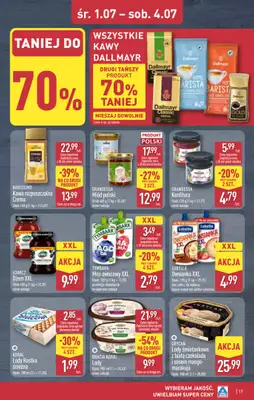 Aldi - gazetka promocyjna Ostrołęka, ppłk. Cieplińskiego "Pługa" 2, WIELKIE OTWARCIE już w ŚRODĘ od środy 01.07 do soboty 04.07 - strona 17