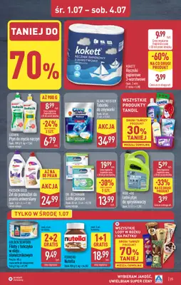 Aldi - gazetka promocyjna Ostrołęka, ppłk. Cieplińskiego "Pługa" 2, WIELKIE OTWARCIE już w ŚRODĘ od środy 01.07 do soboty 04.07 - strona 25